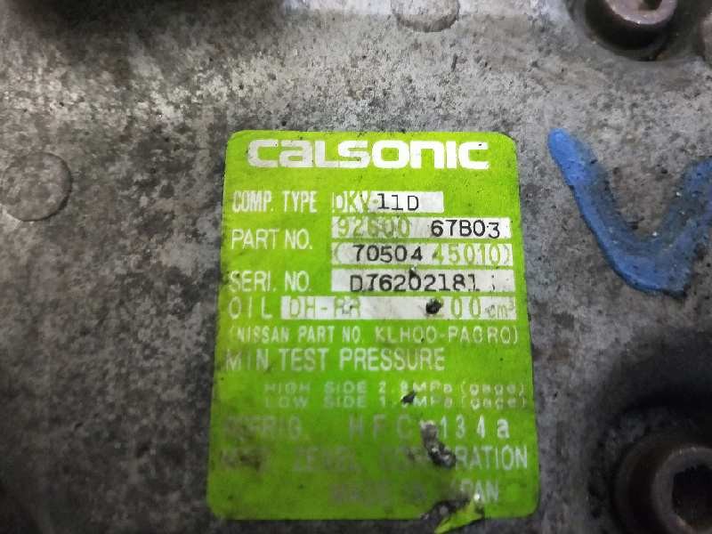 Recambio de compresor aire acondicionado para nissan micra (k11) 1.3 16v cat referencia OEM IAM 9260067803 7050445010 DKV11D