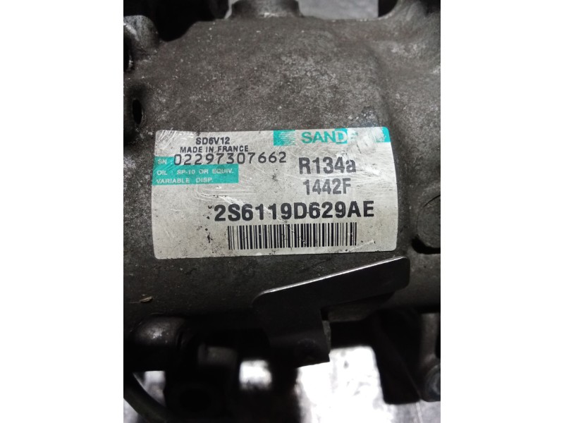 Recambio de compresor aire acondicionado para ford fiesta v (jh_, jd_) 1.4 tdci referencia OEM IAM 2S6119D629AE  05