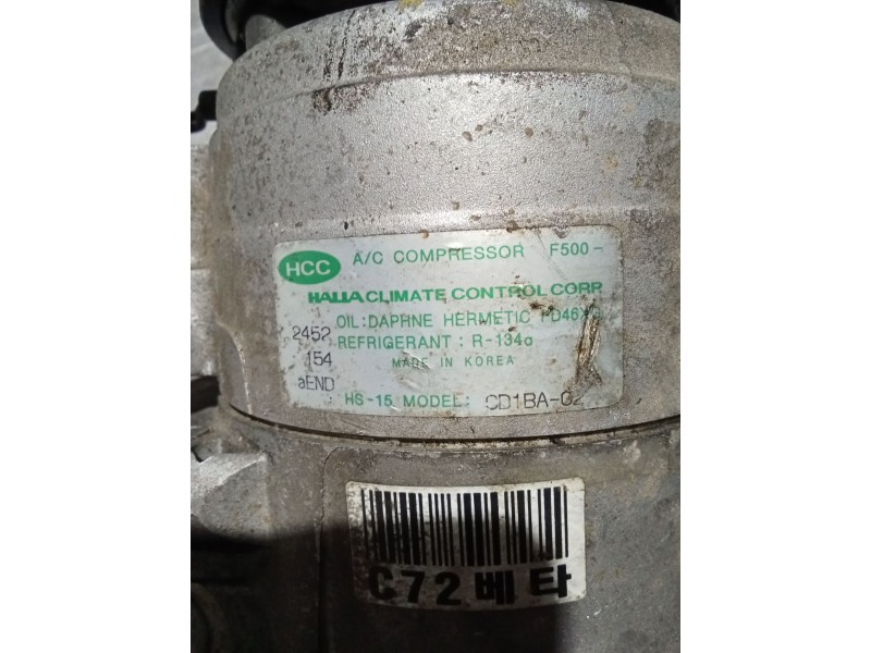 Recambio de compresor aire acondicionado para hyundai coupe ii (gk) 2.0 referencia OEM IAM CD1BA02  02