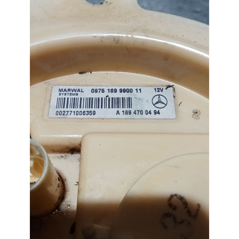 Recambio de bomba combustible para mercedes-benz clase a (w169) a 160 (169.031, 169.331) referencia OEM IAM A1694700494 09751699