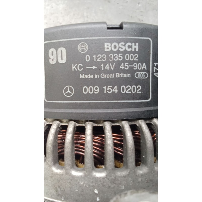 Recambio de alternador para mercedes-benz clase c (w202) c 180 (202.018) referencia OEM IAM 0091540202 0123335002 90A 93