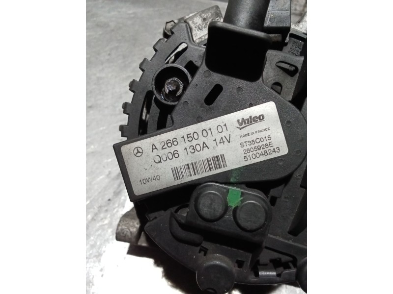 Recambio de alternador para mercedes-benz clase a (w169) a 160 (169.031, 169.331) referencia OEM IAM A2661500101 130A 