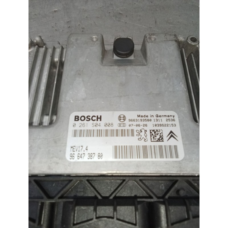 Recambio de centralita motor uce para peugeot 207/207+ (wa_, wc_) 1.4 16v referencia OEM IAM 0261S04008 9664738780 103S22153 966