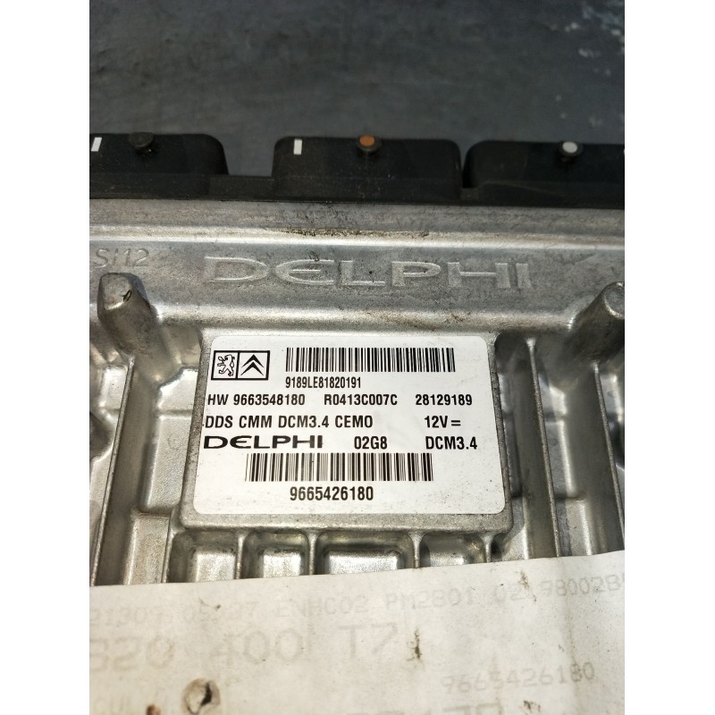 Recambio de centralita motor uce para peugeot 308 sw i (4e_, 4h_) 2.0 hdi referencia OEM IAM 9663548180 R0413C007C 28129189 9665