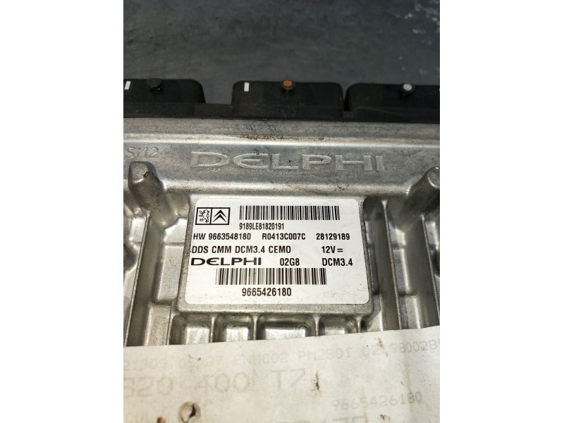 Recambio de centralita motor uce para peugeot 308 sw i (4e_, 4h_) 2.0 hdi referencia OEM IAM 9663548180 R0413C007C 28129189 9665