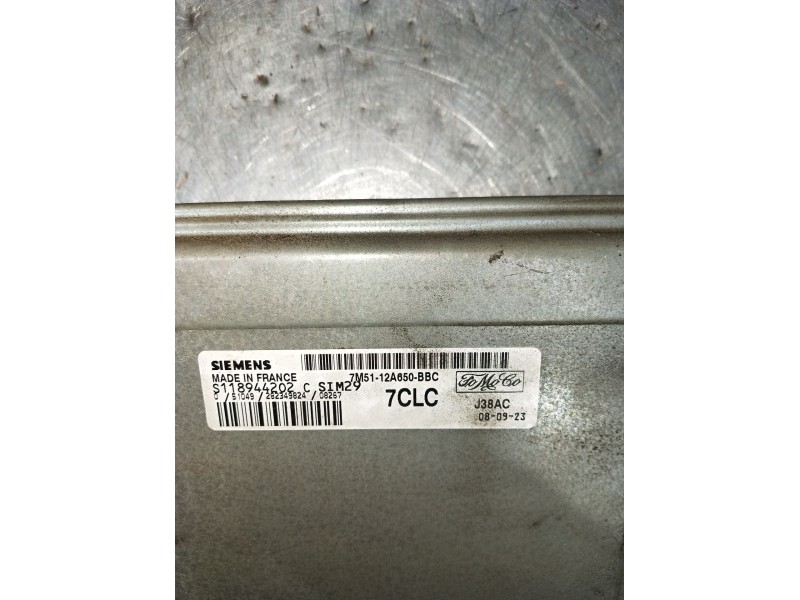 Recambio de centralita motor uce para ford focus ii (da_, hcp, dp) 1.6 ti referencia OEM IAM 7M5112A650BBC S118944202 282349824 