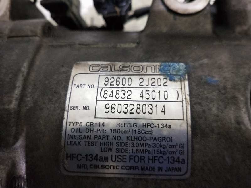 Recambio de compresor aire acondicionado para nissan primera berlina (p11) 2.0 16v cat referencia OEM IAM 926002J202 8483245010  Recambio de compresor aire acondicionado para nissan primera berlina (p11) 2.0 16v cat referencia OEM IAM 926002J202 8483245010